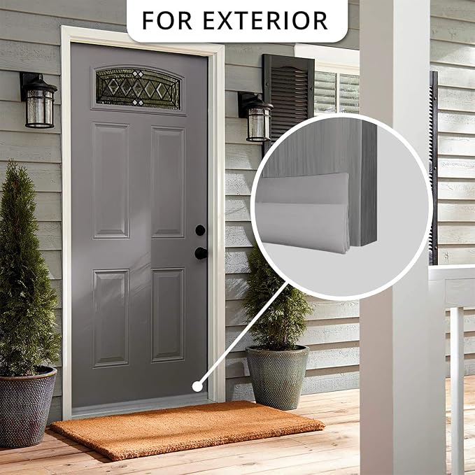 2PACK Door Draft Stopper, Strong Adhesive Door Sweep - Image 7