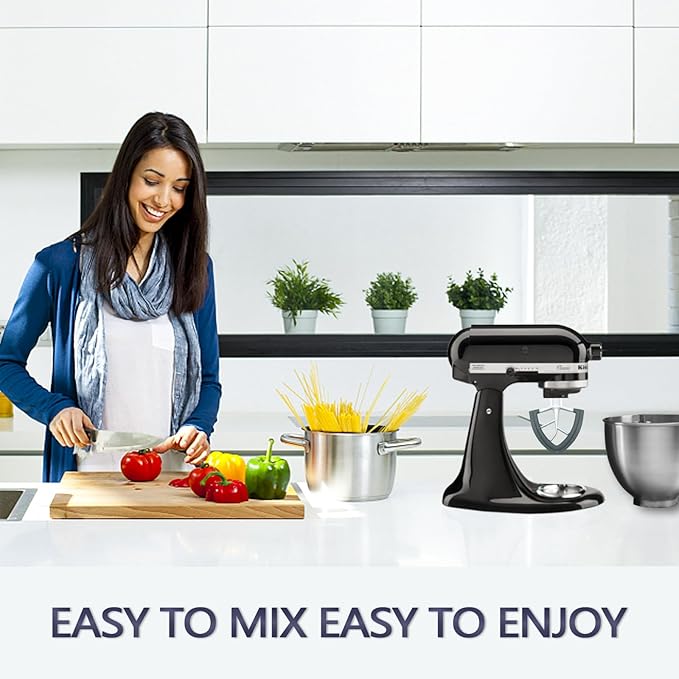 Flex Edge Beater for KitchenAid 4.5/5 QT Tilt Head Stand Mixer Kitchen Aid Mixer Accessory,With Silicone Edges For Kitchen Aid Accessories and Attachments