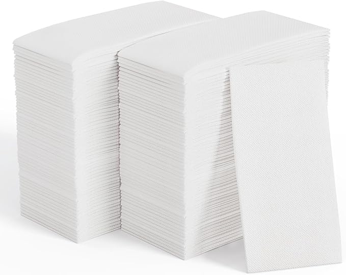 600 Pack Disposable Paper Napkins, Soft Bathroom Napkins by JOLLYCHEF
