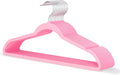 Pink Velvet Hangers 20 Pack, Slim Space Saving Suit Hangers by MLKJHHI