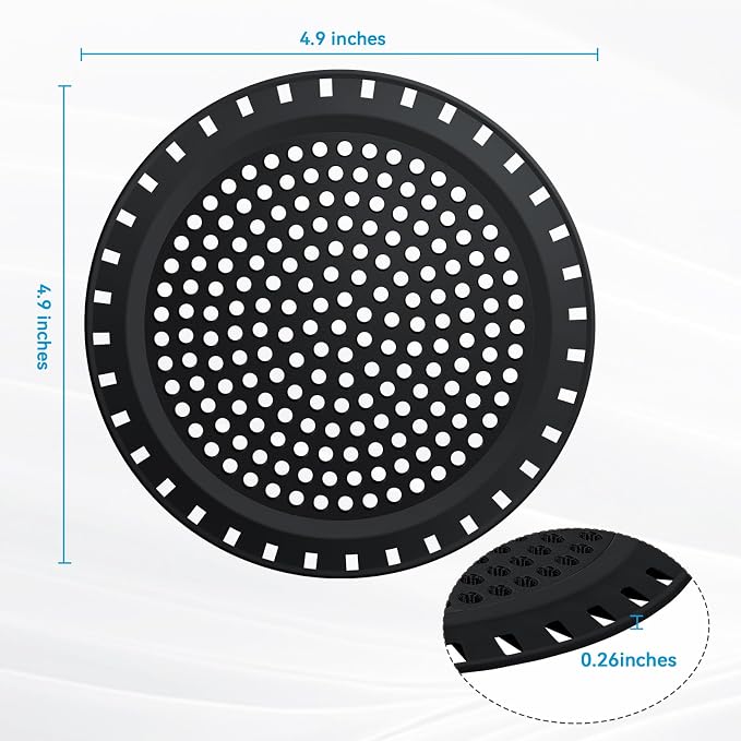 Shower Drain Hair Catcher, Aluvor Shower Drain Cover Bathtub Drain Strainers | - Image 2