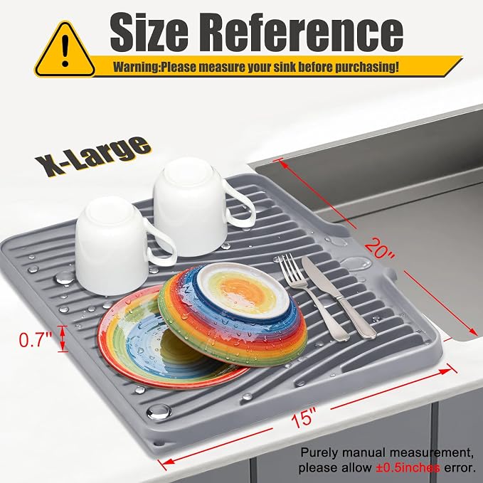 TIKNIK Silicone Dish Drying Mat - Image 2