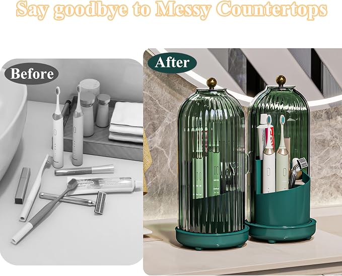 Drainable Toothbrush Toothpaste Holders - Image 6