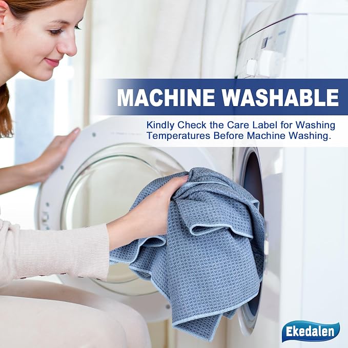 Ekedalen Microfiber Cleaning Cloth Lint Free Glass Polish - Image 9