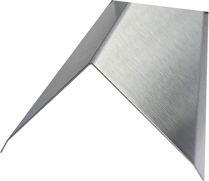 Brushed 304 Stainless Steel Corner Guards, 48" Wall Protectors, 20ga & 16ga, Available in 1/2" to 4", Multi-Pack Options (1, 2, 5, or 10) (10, 3 x 3, 20ga, with Hug Edges)