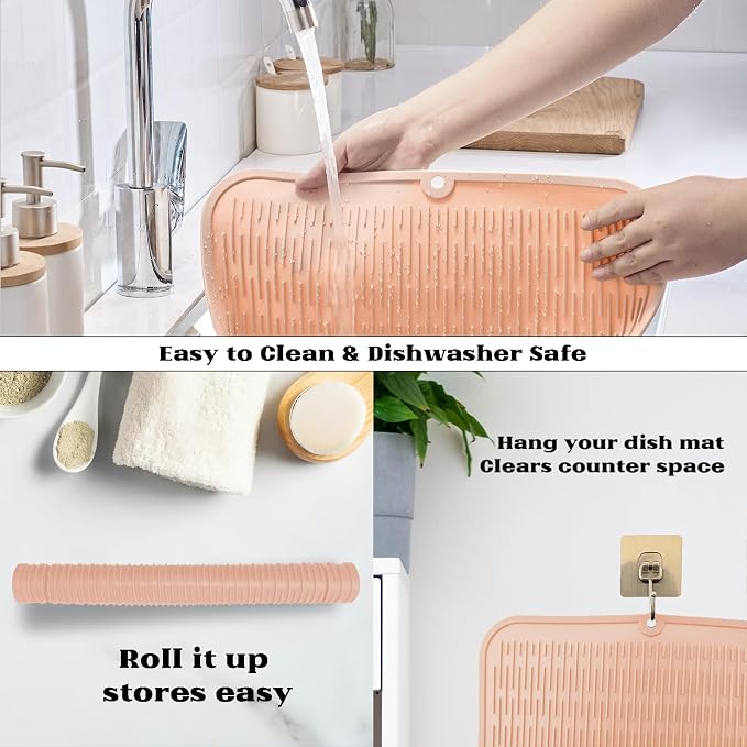ZLR Oversized Silicone Dish Drying Mat - Image 4