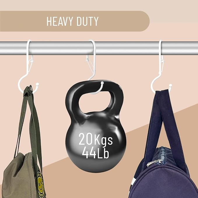 6 Purse Hanger for Closet. Tote Hanger. S-Shaped Hooks S Hooks Twist Design. - Image 6