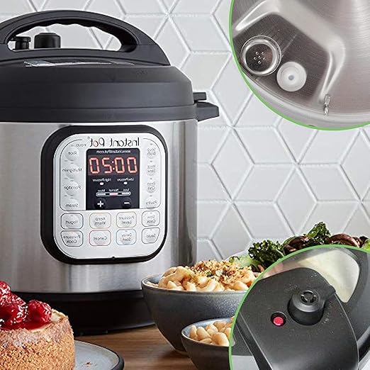 11 PCS Instant Pot Accessories for Duo 8 Qt and Duo Plus 8 Qt, InstantPot Replacement Parts Include Sealing Ring, Steam Release Valve, Anti-Block Shield, Valve Sealing Ring, Float Valve and Gasket