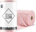 Fantasticlean Microfiber Cleaning Cloth Roll -75 Pack, Ultra Absorbent by Fantasticlean