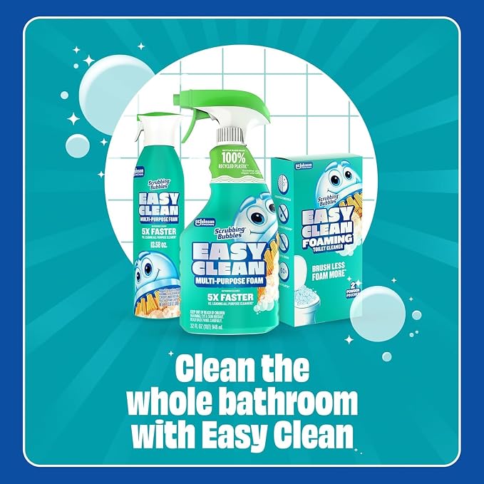 Scrubbing Bubbles Easy Clean Foaming Multipurpose Bathroom Cleaner, Continuous - Image 9