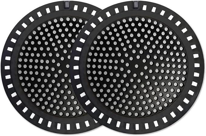 Seatery 2PCS Shower Hair Drain Catcher/Strainer/Cover/Filter/Trap, Hair Stopper by Seatery