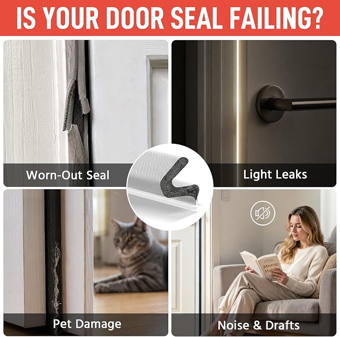 Litaibai 40 ft Kerf Weather Stripping Door Seal - Image 5