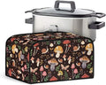 Cute Mushroom Crock Pot 6-8 Quart Slow Cooker Cover Dust Cover - Keep Appliance Clean & Decor for Table