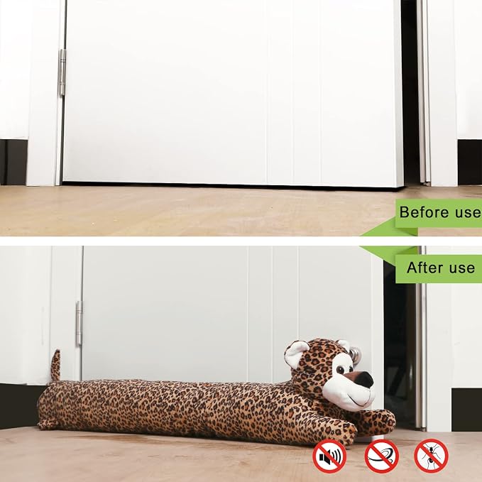 36 Inch 3LB Heavy Duty Under Door Draft Stopper, Decorative Soundproof Door - Image 5