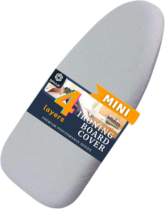 SAVUK 12 X 30 inch Smart Table top Ironing Board Cover and Pad by SAVUK