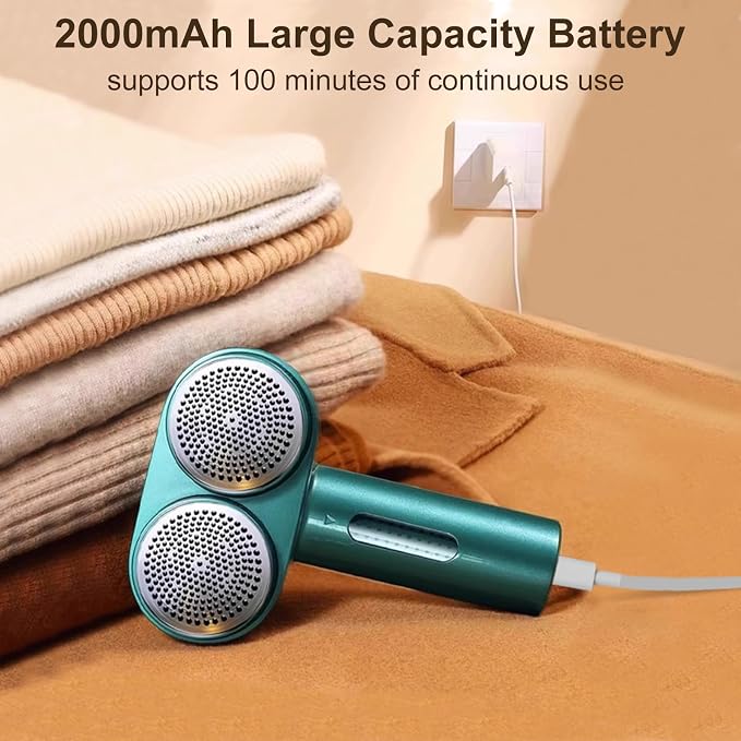 Fabric Shaver, Dual Motor Electric Lint Shaver - Image 7