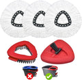 Mop Heads Replacements for Ocedar, Spin Mop Replacement for O-Cedar EasyWring 1 by Uoiispet