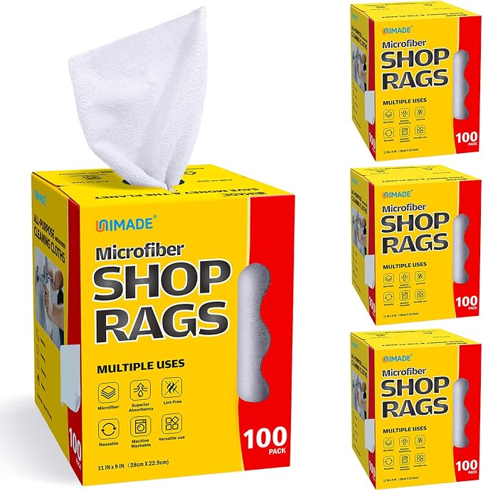 UNIMADE Shop Rags, 4 Boxes by Unimade