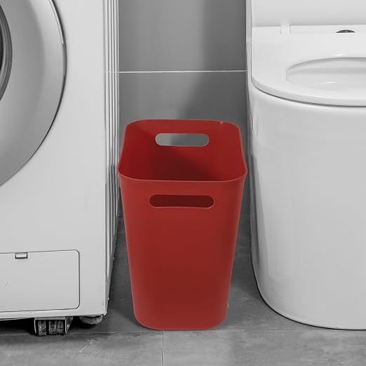 UUJOLY Plastic Small Bathroom Trash Can Wastebasket, 3.5 Gallon, Laundry Room - Image 4