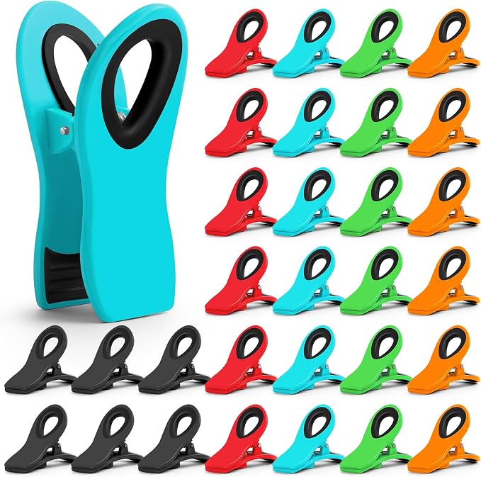 JETMORE 30 Pack Bag Clips, Food Clip by Jetmore