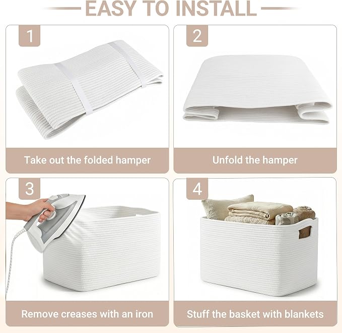 Large Laundry Basket/Hamper - Image 7