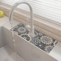 15" X 5.5" Kitchen Sink Splash Guard Faucet Mat Mandala Super Absorbent Fast by Unknown