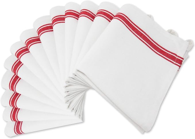 Aunti Em's Kitchen Dish Towels Set Natural Cotton Fabric by AuntiEmsKitchen