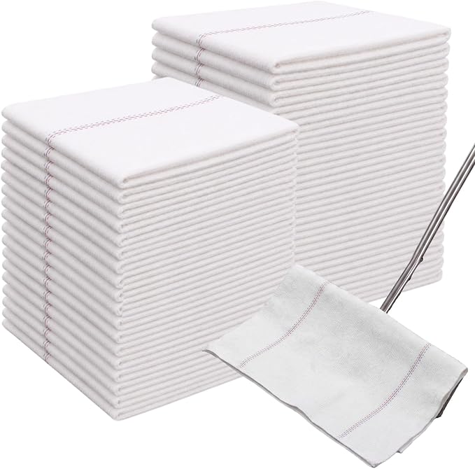 Nuanchu 40 Pieces Extra Large Microfiber Cleaning Cloth Rags Towels Bulk 20 x by Nuanchu