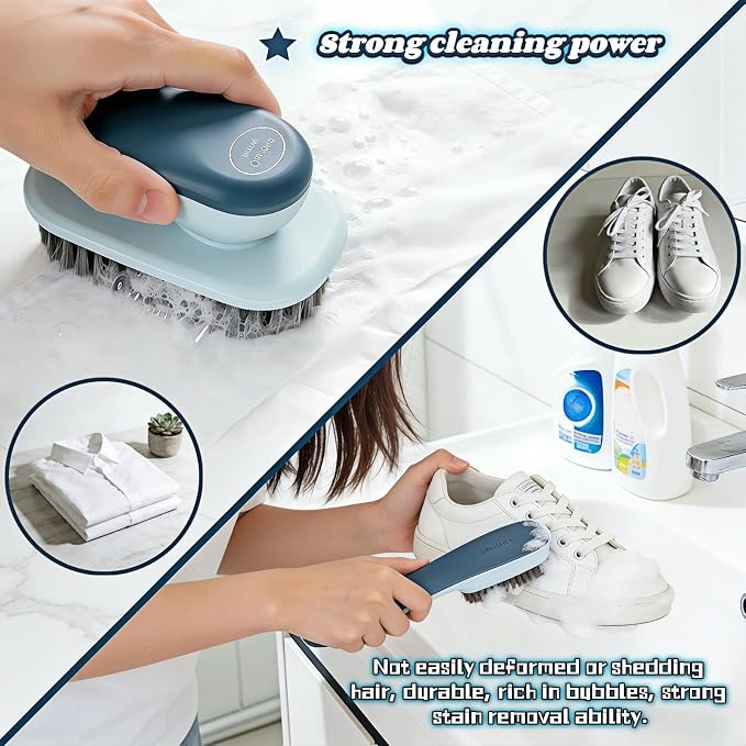 Ergonomic Shoe & Clothing Brush Set - Image 2