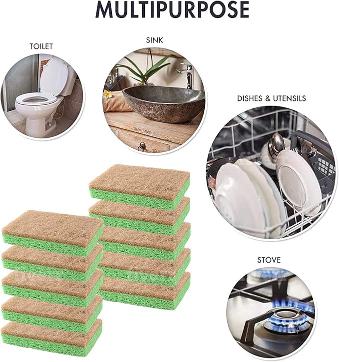 SCRUBIT 48 Pack Natural Sponges - Image 4