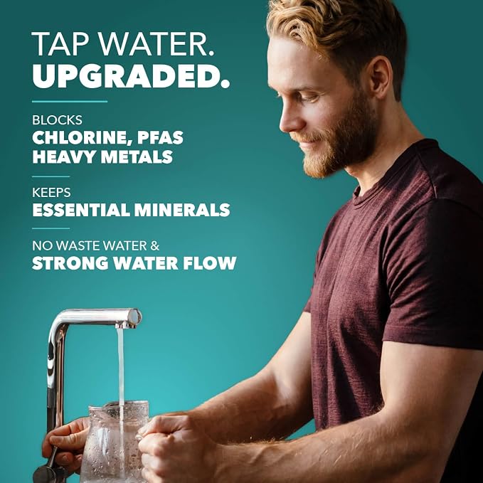 CuZn UC-200 Under Sink Water Filter, NSF/ANSI 42 & 372, 5-Year Filter Life | - Image 3
