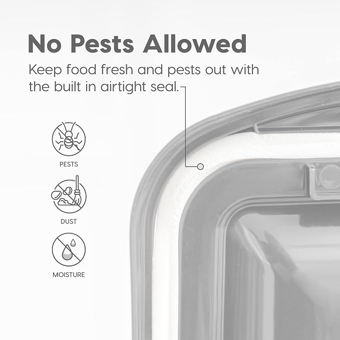 IRIS USA Dog Food Storage Container, Made in USA | BPA-Free, Airtight Seal - Image 7
