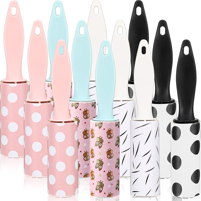 Hushee 12 Pcs Mini Lint Rollers by Hushee
