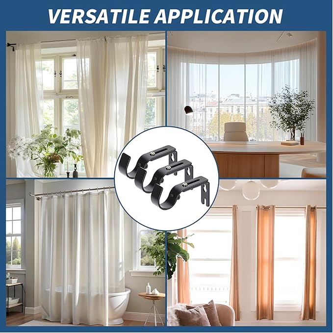 Premium Curtain Rod Brackets for Wall - Image 5