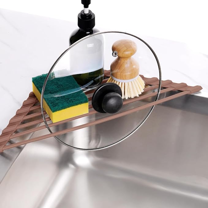 Tomorotec Triangle Roll Up Dish Drying Rack - Image 4