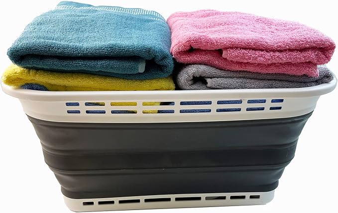SAMMART 42L Collapsible Plastic Laundry Basket - Image 8