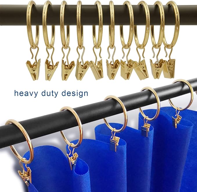 100 Pack Metal Curtain Rings - Image 5