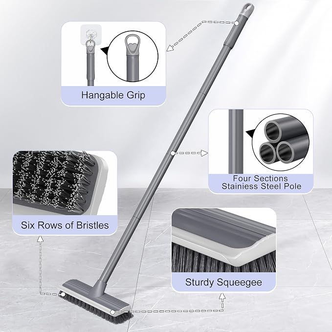 2 in 1 Floor Scrub Brush: Deck Brush - Image 6