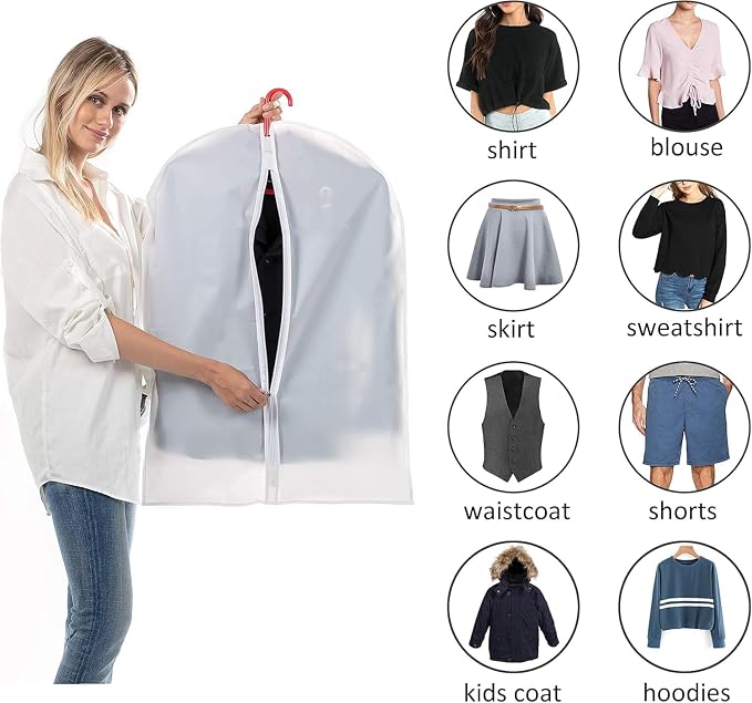 MsKitchen 6 Pack Shirt Garment Bags - Image 4