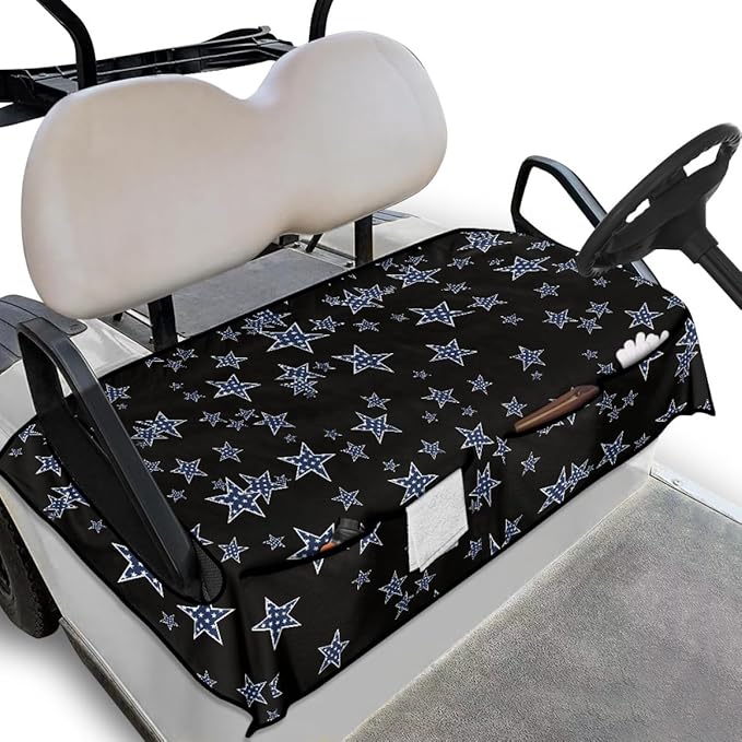 Golf Cart Seat Cover Cushion Designed to Keep Seats Clean and Dry, Featuring Waterproof Layer and Soft Breathable Fabric