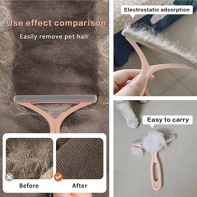 Pet Hair Remover Carpet Rake, Dog & Cat Hair Fur Remover, Carpet Scraper | Pet - Image 4