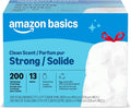 Amazon Basics Scented Trash Bags, Tall Kitchen Drawstring, Clean Fresh Scent by AmazonBasics