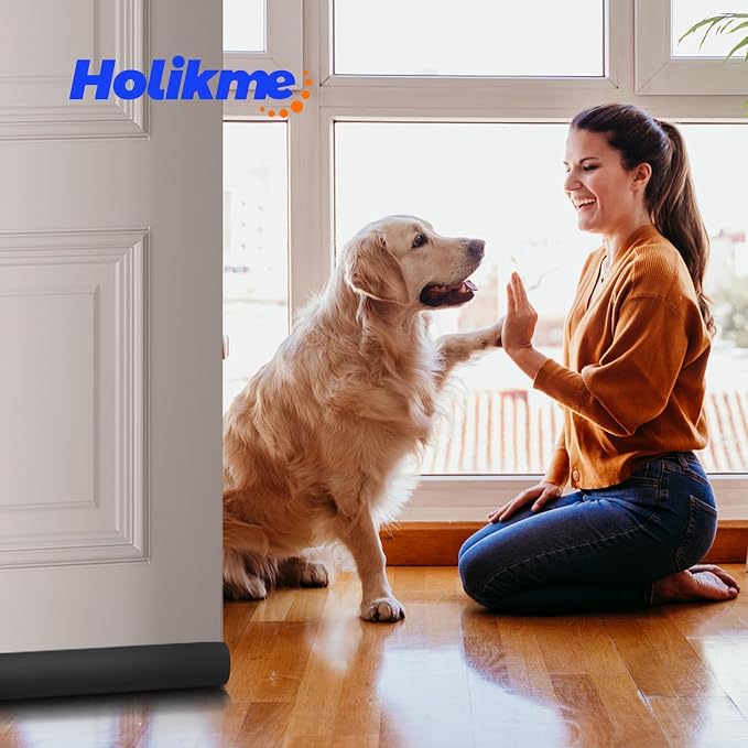 Holikme Door Draft Stopper Weather Stripping Adjustable Door Sweeps, Windproof - Image 7