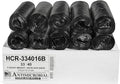 Aluf Plastics 33 Gal Black Trash Bags, 16 Micron, 16 Micron, Industrial by AlufPlastics