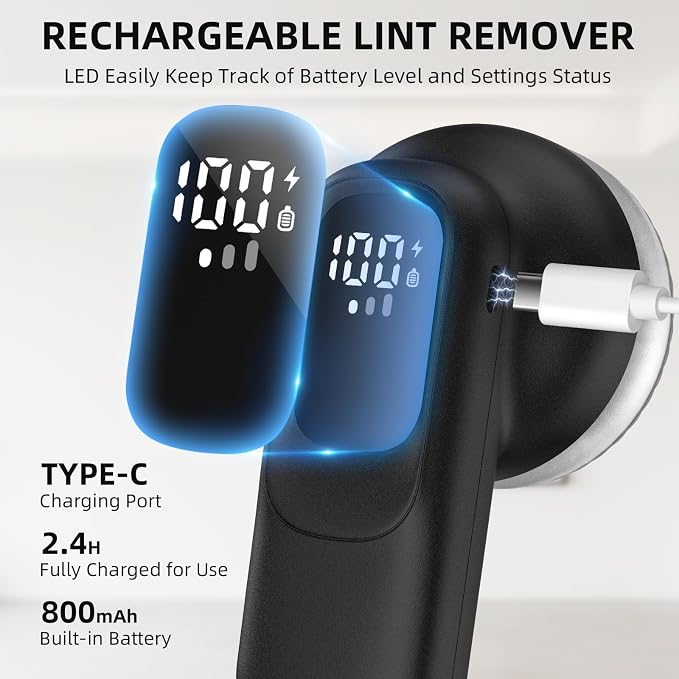 Fabric Shaver, Lint Remover Rechargeable - Image 3