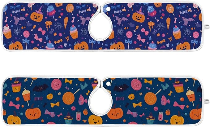 Candy Halloween Pumpkin Bat Sink Mat - Image 2