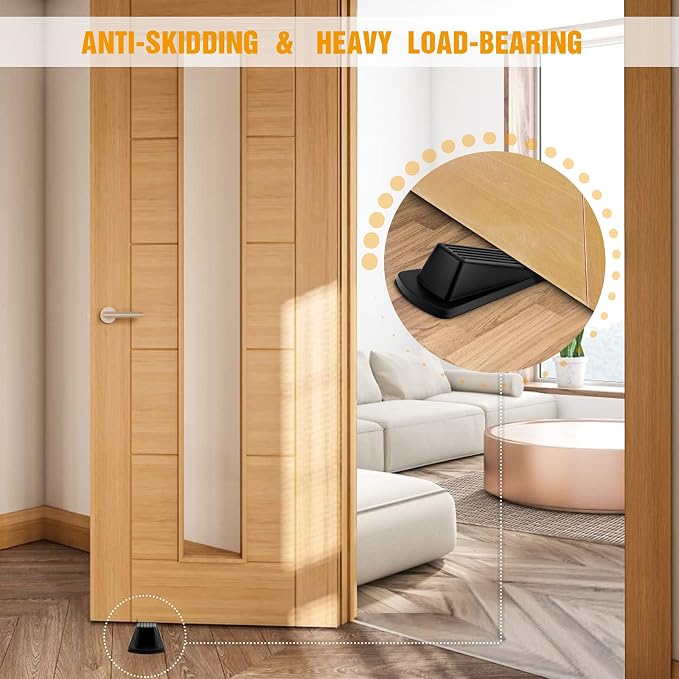 Crosize 5 Pack Door Stoppers for Bottom of Door, Rubber Door Stops | Premium - Image 7