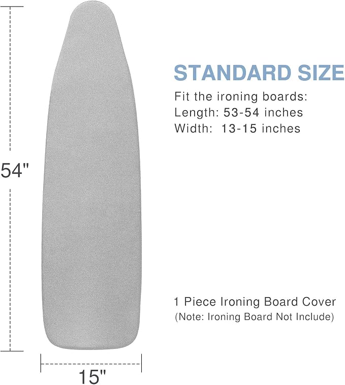 VividPaw Ironing Board Cover and Pad, Standard Size 15x54, Thick Padding - Image 5