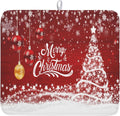 Merry Christmas Dish Drying Mat by Kawani