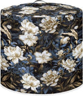 Flashideas Floral Print Pressure Cooker Cover for 8 Quart Instant Pot and Air Fryer Accessories, Stain Resistant Washable Round Protective Cover Electric Appliance Cover with Front Pocket